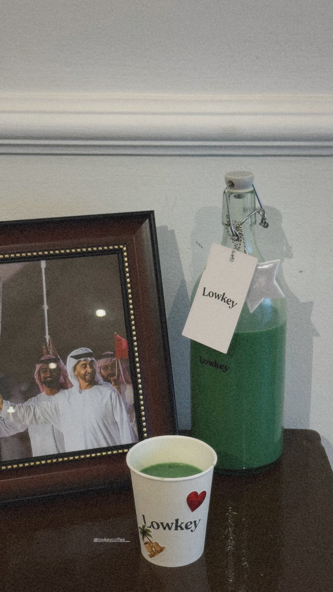1 Liter matcha glass bottle😋