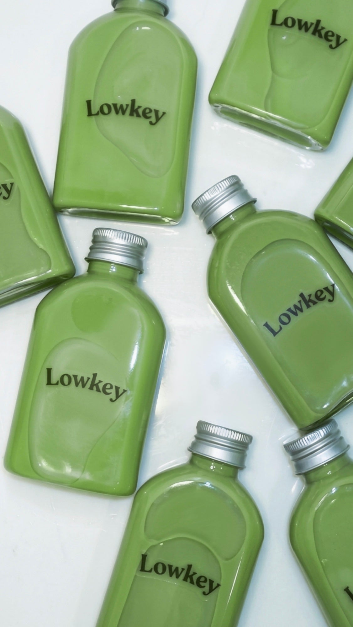 10 Matcha Plastic Mini Bottles✨